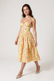 Chérie - Floral Midi Dress