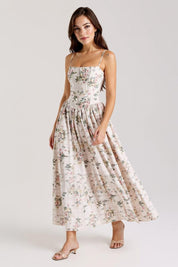 Jardin - Floral Corset Midi/Maxi Dress