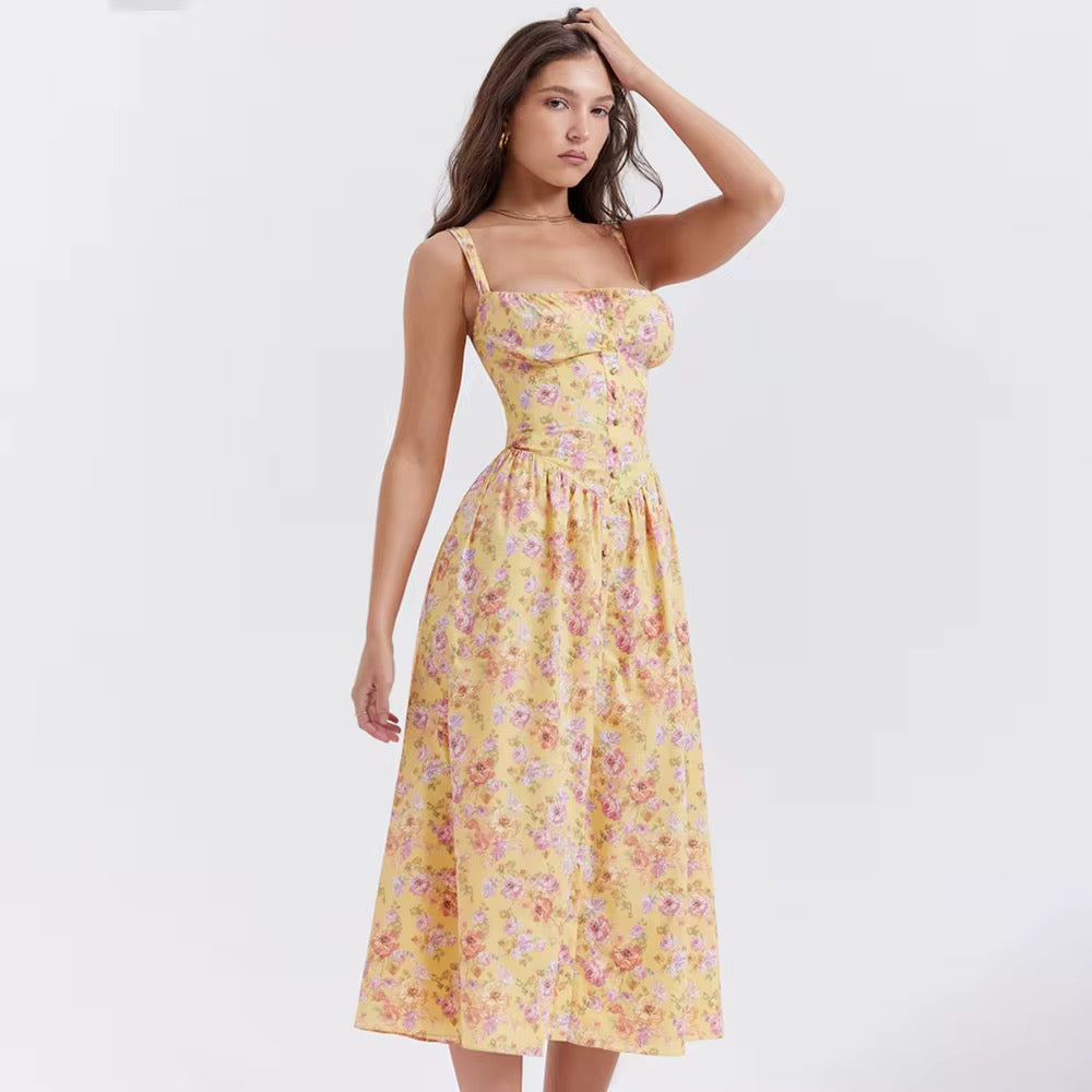 Chérie - Floral Midi Dress